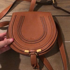 Chloe Mini Marcie in tan